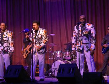 Chairmen of the Board on stage at the Pioneer Theater in Manteo. Chairmen of the Board on stage at the Pioneer Theater in Manteo.